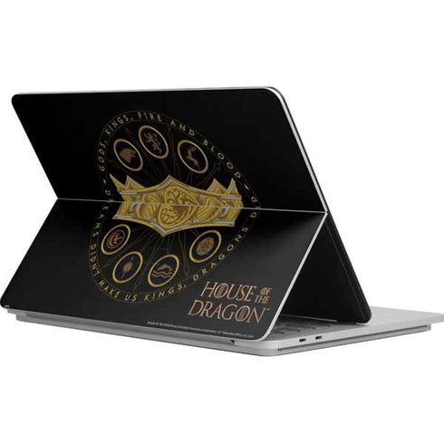 HBO House of the Dragon Crown and Sigils Surface Laptop Studio Skin