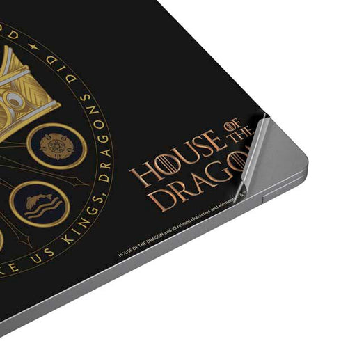 HBO House of the Dragon Crown and Sigils Universal Laptop 18in (14.6 x 10.6in) Skin