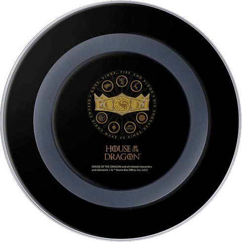 HBO House of the Dragon Crown and Sigils Wireless Charger Skin