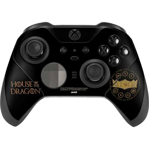 HBO House of the Dragon Crown and Sigils Xbox Elite Wireless Controller Series 2 Skin