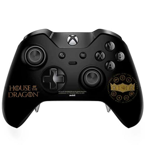 HBO House of the Dragon Crown and Sigils Xbox One Elite Controller Skin