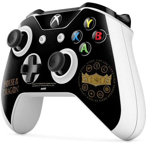 HBO House of the Dragon Crown and Sigils Xbox One S Controller Skin