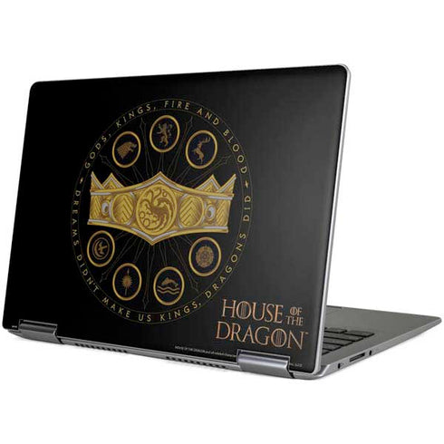 HBO House of the Dragon Crown and Sigils Yoga 710 14in Skin