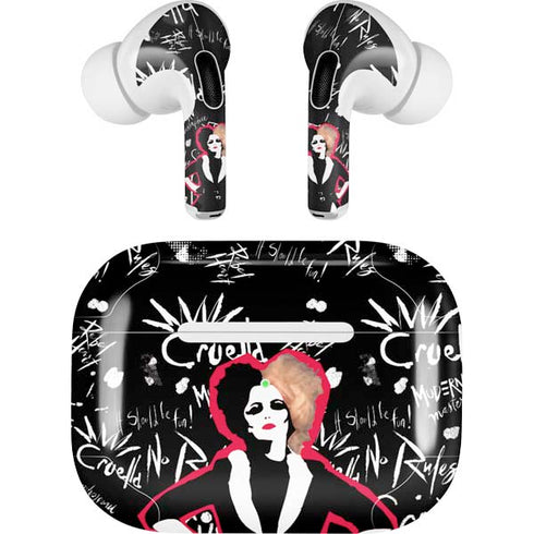 Disney Cruella (2021) Animated Pattern Apple AirPods Pro Skin