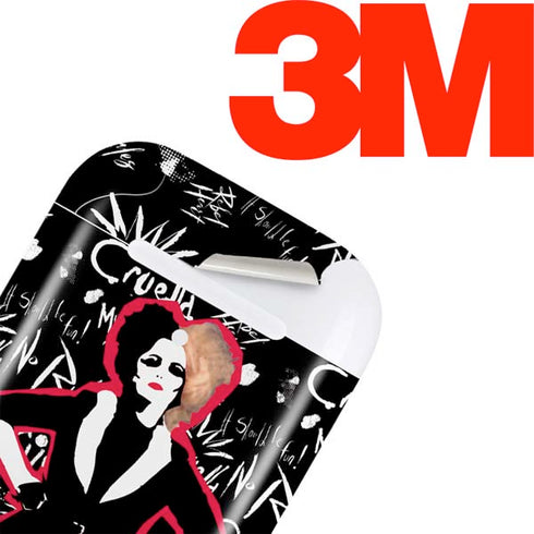 Disney Cruella (2021) Animated Pattern Apple AirPods Skin
