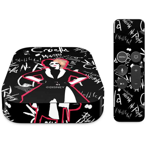 Disney Cruella (2021) Animated Pattern Apple TV Skin