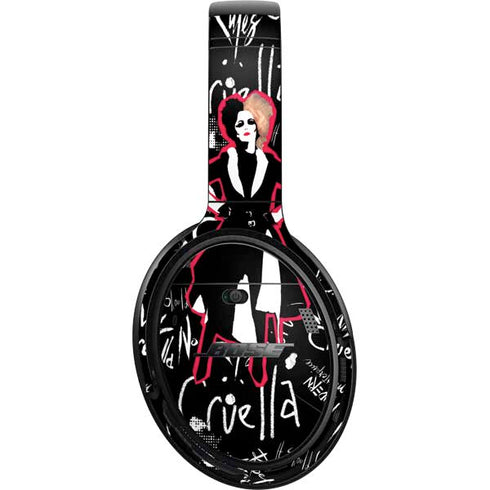 Disney Cruella (2021) Animated Pattern Bose QuietComfort 35 II Headphones Skin