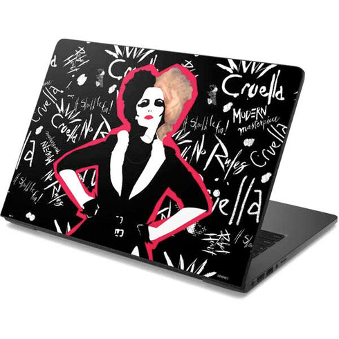 Disney Cruella (2021) Animated Pattern Dell Chromebook Skin