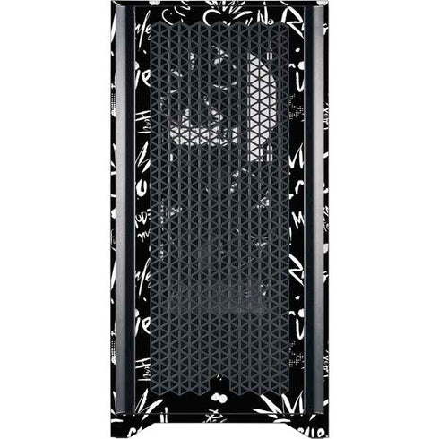 Disney Cruella (2021) Animated Pattern Corsair 4000D Tempered Glass Mid-Tower ATX Case Skin