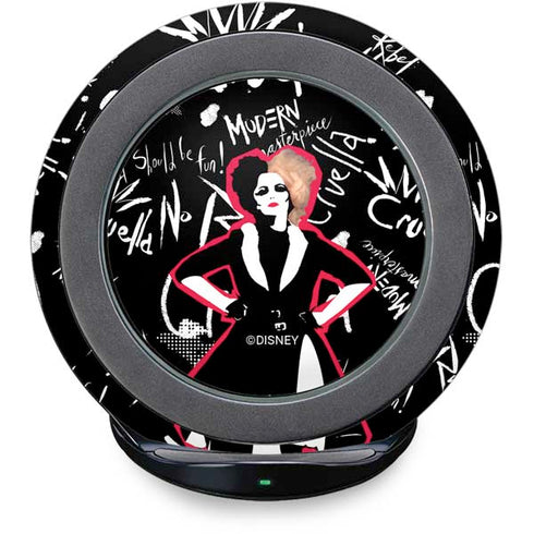 Disney Cruella (2021) Animated Pattern Fast Charge Wireless Charging Stand Skin