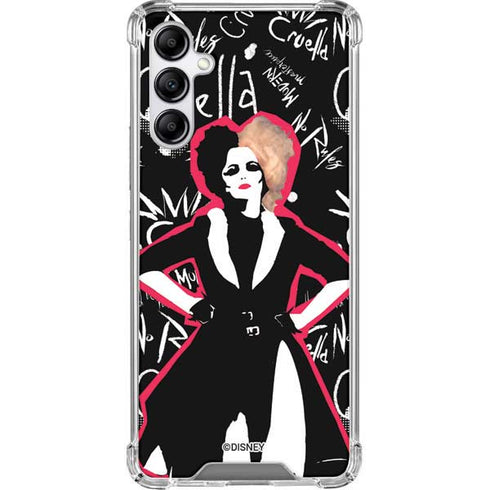 Disney Cruella (2021) Animated Pattern Galaxy A14 5G Clear Case