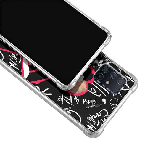 Disney Cruella (2021) Animated Pattern Galaxy A51 5G Clear Case