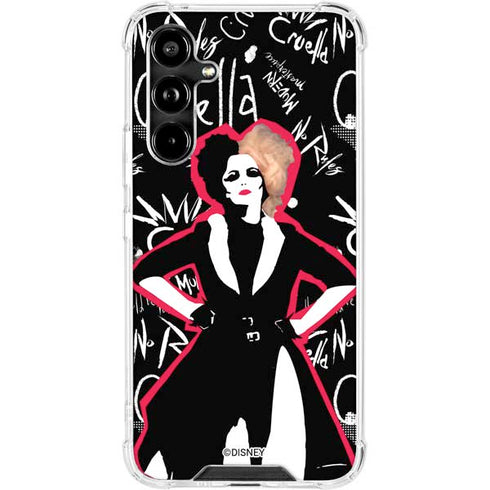 Disney Cruella (2021) Animated Pattern Galaxy A54 5G Clear Case