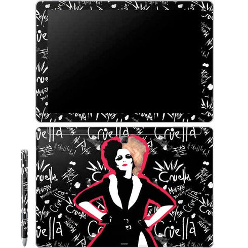 Disney Cruella (2021) Animated Pattern Galaxy Book 12in Skin