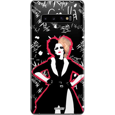 Disney Cruella (2021) Animated Pattern Galaxy S10 Plus Skin