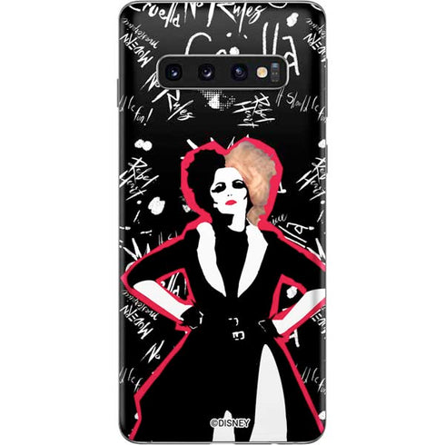 Disney Cruella (2021) Animated Pattern Galaxy S10 Skin