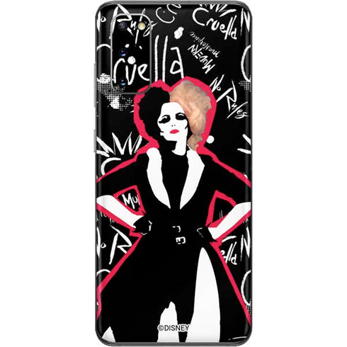 Disney Cruella (2021) Animated Pattern Galaxy S20 Skin