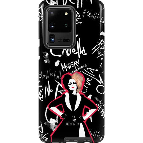 Disney Cruella (2021) Animated Pattern Galaxy S20 Ultra 5G Pro Case