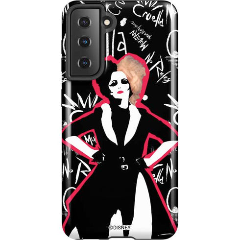 Disney Cruella (2021) Animated Pattern Galaxy S21 5G Pro Case