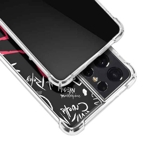 Disney Cruella (2021) Animated Pattern Galaxy S21 Ultra 5G Clear Case