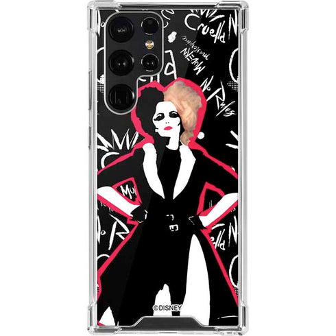 Disney Cruella (2021) Animated Pattern Galaxy S22 Ultra Clear Case