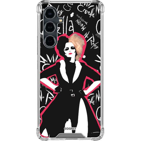 Disney Cruella (2021) Animated Pattern Galaxy S23 FE Clear Case