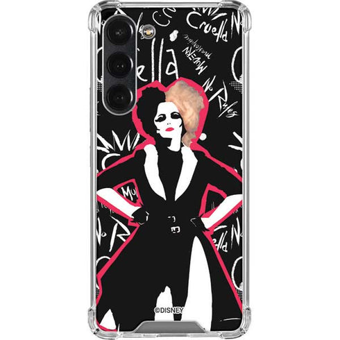 Disney Cruella (2021) Animated Pattern Galaxy S23 Plus Clear Case