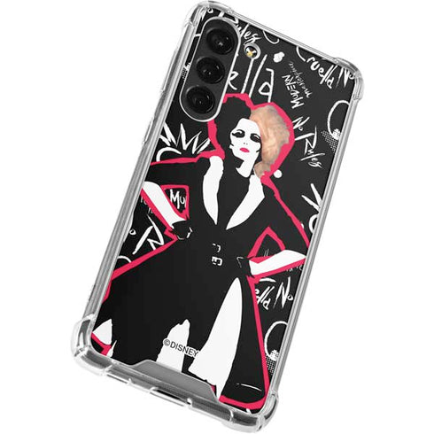 Disney Cruella (2021) Animated Pattern Galaxy S23 Plus Clear Case