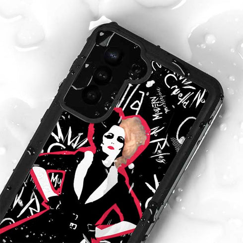 Disney Cruella (2021) Animated Pattern Galaxy S23 Plus Waterproof Case