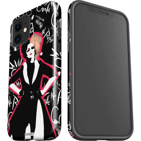 Disney Cruella (2021) Animated Pattern iPhone 12 Impact Case