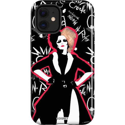 Disney Cruella (2021) Animated Pattern iPhone 12 Mini Impact Case