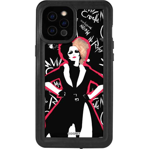 Disney Cruella (2021) Animated Pattern iPhone 12 Pro Max Waterproof Case