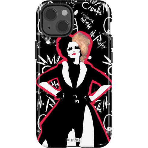 Disney Cruella (2021) Animated Pattern iPhone 15 Impact Case