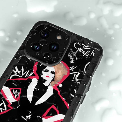 Disney Cruella (2021) Animated Pattern iPhone 14 Pro Max Waterproof Case