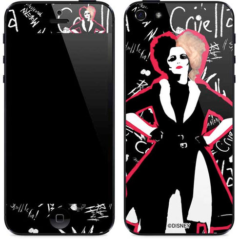 Disney Cruella (2021) Animated Pattern iPhone 5/5s/5SE Skin