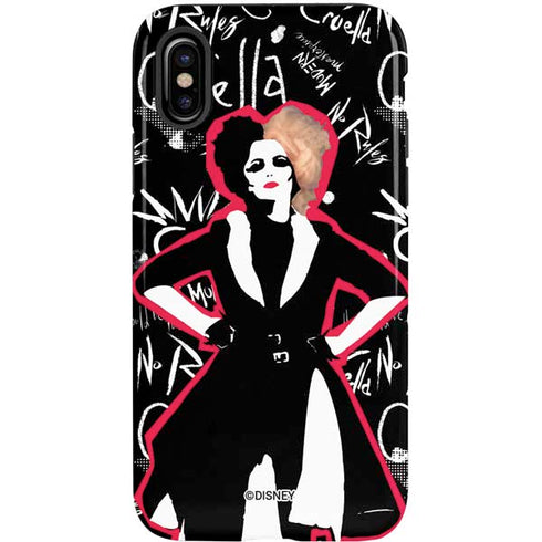 Disney Cruella (2021) Animated Pattern iPhone X Pro Case