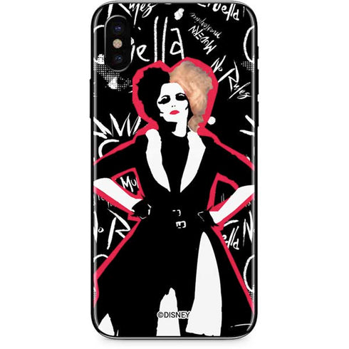 Disney Cruella (2021) Animated Pattern iPhone XS Max Skin