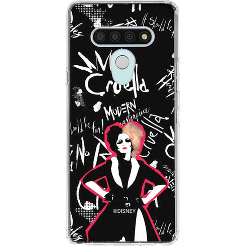 Disney Cruella (2021) Animated Pattern LG Stylo 6 Clear Case
