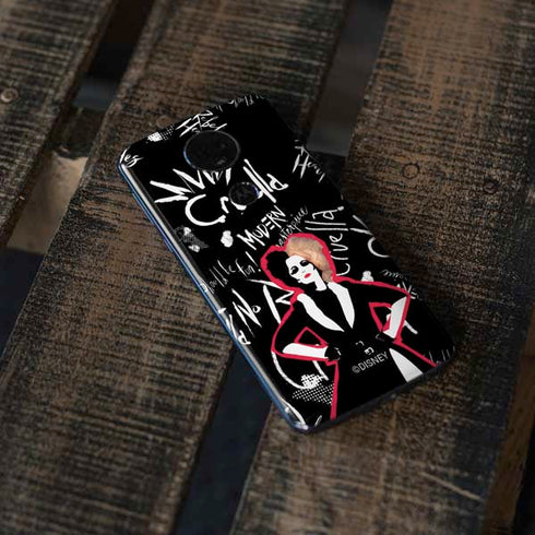 Disney Cruella (2021) Animated Pattern Moto E5 Plus Skin