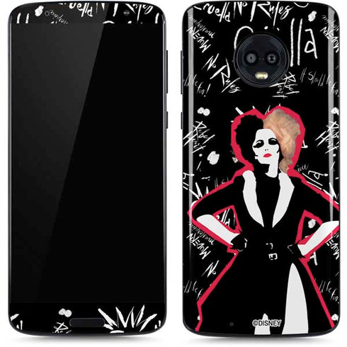 Disney Cruella (2021) Animated Pattern Moto G6 Skin