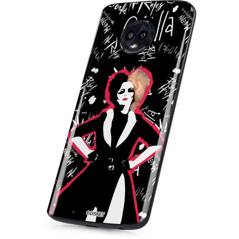 Disney Cruella (2021) Animated Pattern Moto G6 Skin