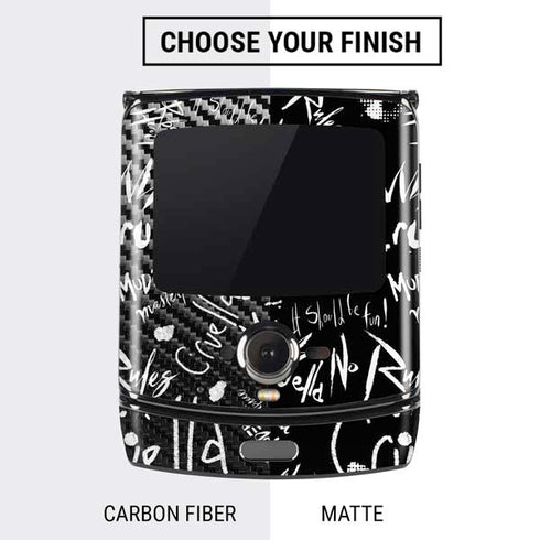 Disney Cruella (2021) Animated Pattern Motorola RAZR Skin