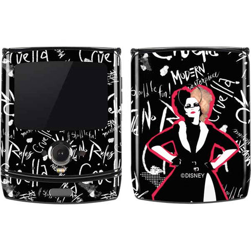 Disney Cruella (2021) Animated Pattern Motorola RAZR Skin