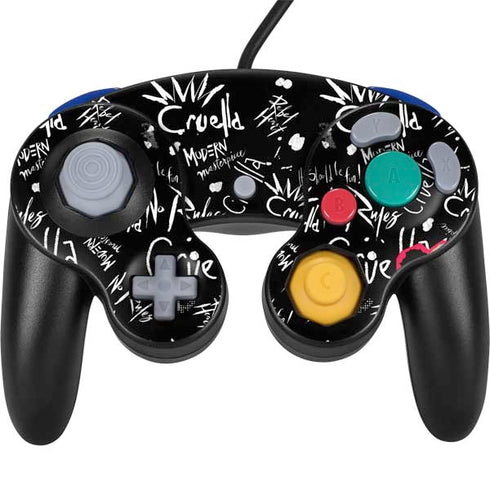 Disney Cruella (2021) Animated Pattern Nintendo GameCube Controller Skin