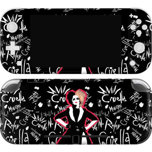 Disney Cruella (2021) Animated Pattern Nintendo Switch Lite Skin