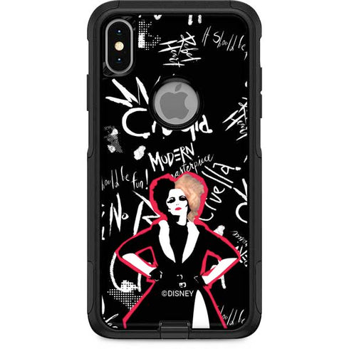 Disney Cruella (2021) Animated Pattern Otterbox Commuter iPhone Skin