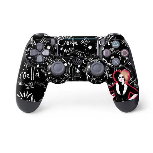 Disney Cruella (2021) Animated Pattern PS4 Pro/Slim Controller Skin