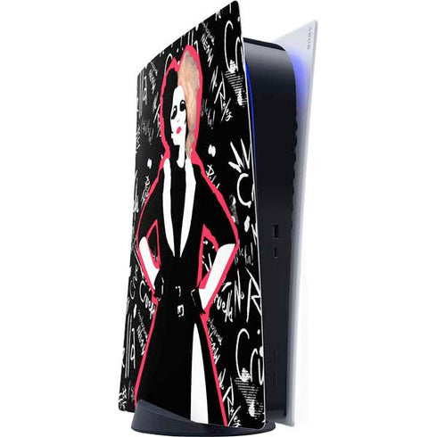 Disney Cruella (2021) Animated Pattern PS5 Digital Edition Console Skin