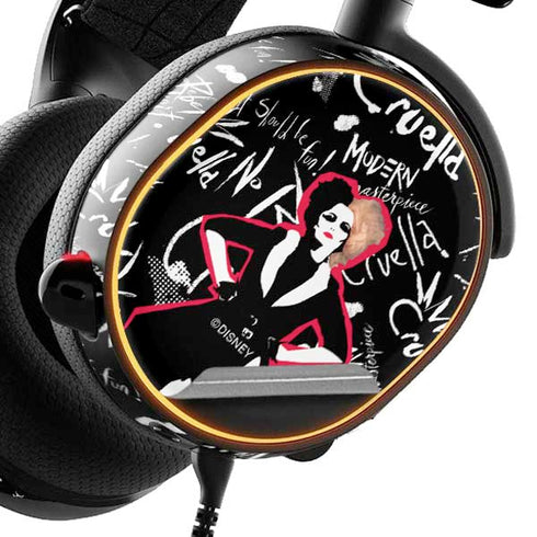 Disney Cruella (2021) Animated Pattern SteelSeries Arctis 3 Skin