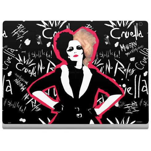 Disney Cruella (2021) Animated Pattern Surface Book 2 13.5in Skin